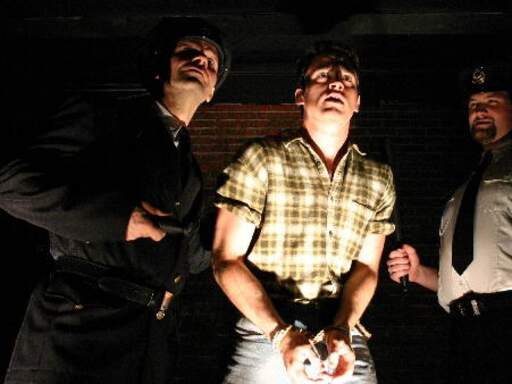 John Fredo as Lockstock, Chris Critelli as Bobby &amp; Jeffrey Coyle as Barrel on the UGC rooftop in &quot;Why Did I Listen to T