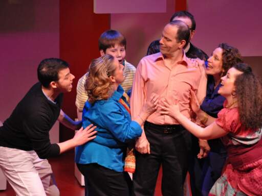 Whizzer, Charlotte (Pamela Rose Mangus), Jason, Marvin, Mendel, Trina and Cordelia (Michele Marie Roberts)