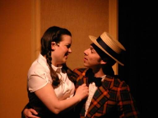 Michele Marie Roberts as Judy and Marc Sacco as Frank Gumm