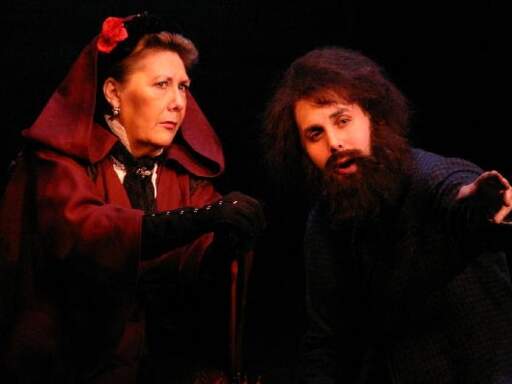 Sheila McCarthy as Old Lady and Paschal Frisina III as George