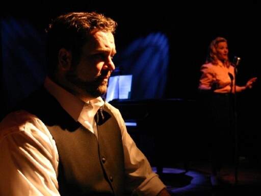 Phil Farugia as Vic Schoen with Kathy Weese as Patty Andrews