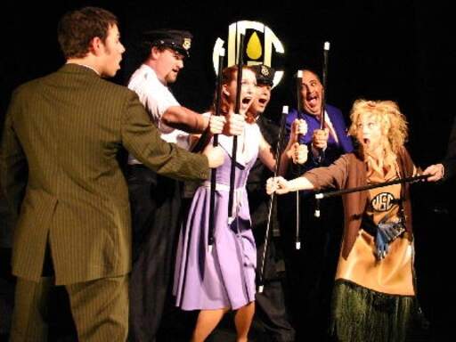 Marc Sacco as McQueen, Jeffrey Coyle as Barrel, Bethany Moore as Hope, John Fredo as Lockstock, Norm Sham as Fipp, Lisa Ludwig a