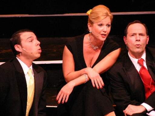 Marc Sacco, Terrie George &amp; John Fredo in &quot;He's A Tramp&quot;