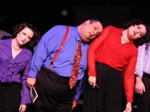 The cast of A CHRISTMAS SURVIVAL GUIDE