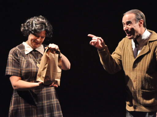Sheila Connors as Fraulein Schneider and Robert Insana as Herr Schultz