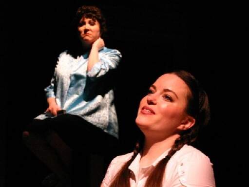 Loraine O'Donnell (background) &amp; Michele Marie Roberts (foreground)